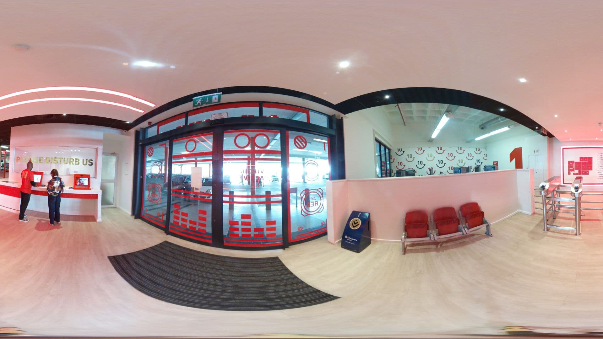 360 Gym High-Quality Footage